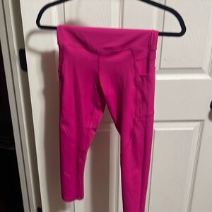 Zyia hot pink workout leggings